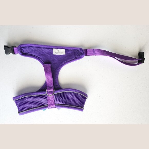 Brooklyn Pet Gear Dog Harness Purple Mesh Pet Vest Buckle Adjustable Closure - Picture 3 of 7